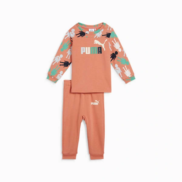 PUMA x PLAYMOBIL® Småbørns Crew Joggersæt: Leg og Stil Sammen! Fantastisk Komfort og Sjov!